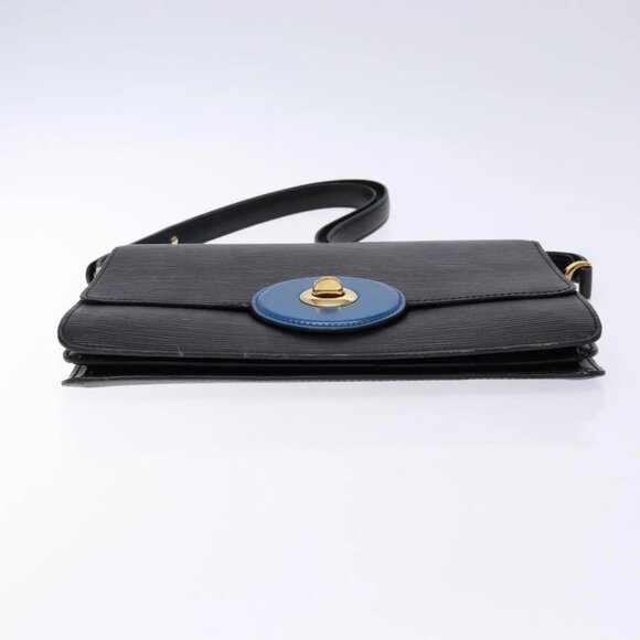 LOUIS VUITTON Epi Bicolor Free Run Shoulder Bag Black Blue - Picture 5 of 15